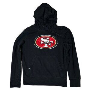 Antigua San Francisco 49ers Long Sleeve Black Hoodie Small